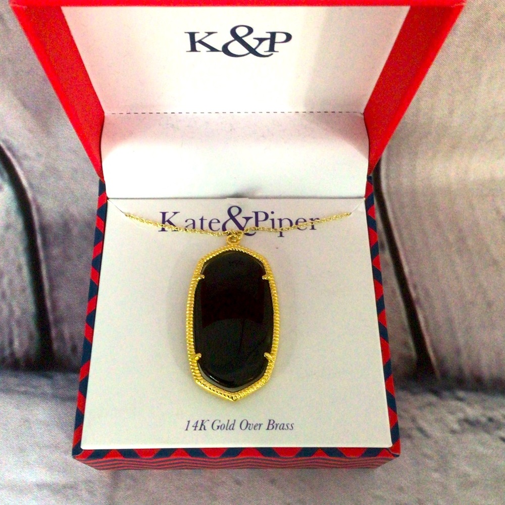 Kate & Piper 14K Gold Pendant Necklace